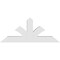 Ekena Millwork Richland Architectural Grade PVC Gable Bracket, 60"W x 25"H x 6"D x 6"F, 10/12 Pitch GBP060X25X0606RIC00 - alternate 4